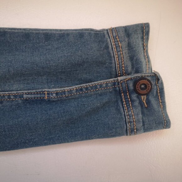 Noroze Men's Button Closure Size Medium Jean Jacket - Picture 9 of 13